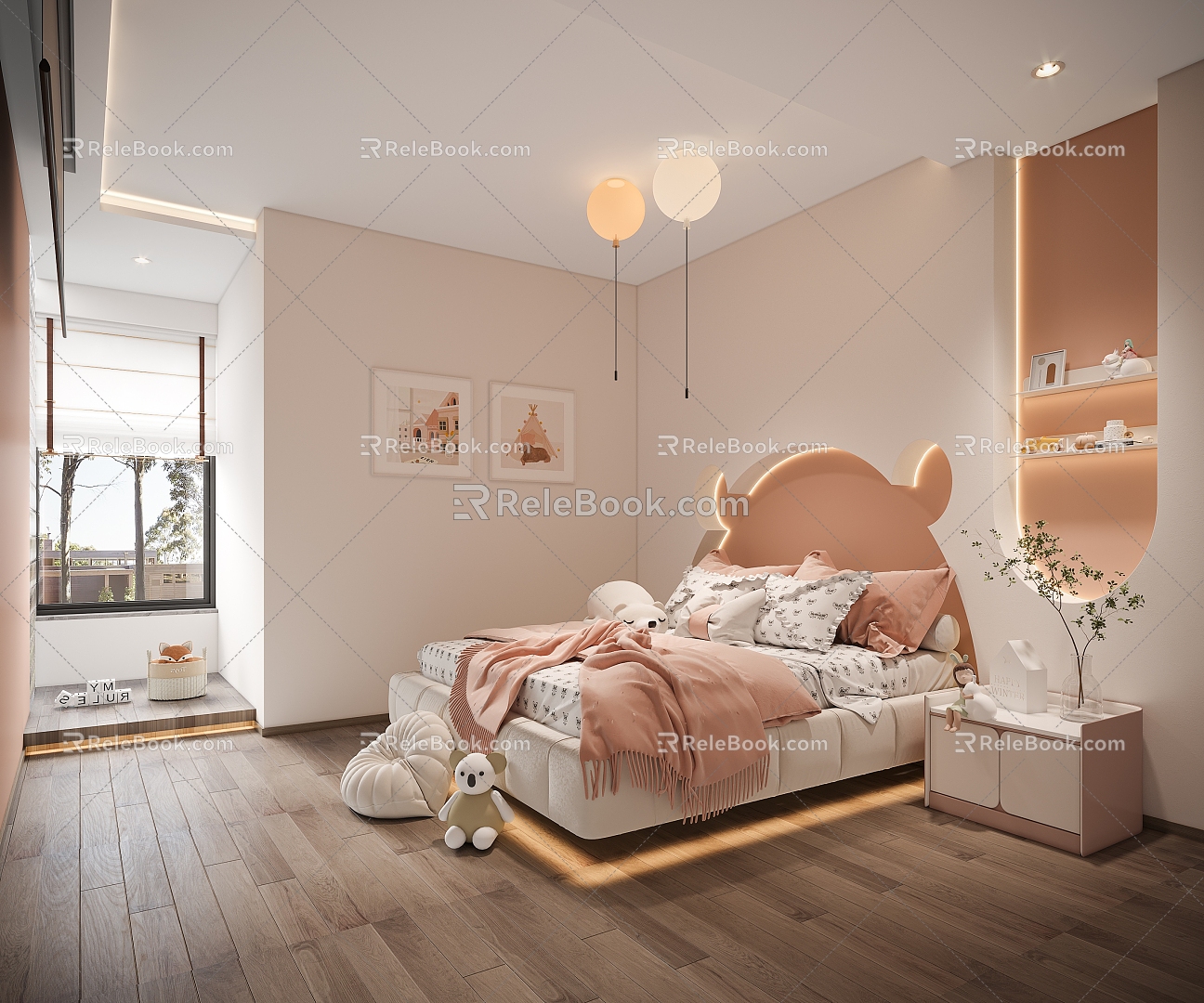 Girl's Room 3d model