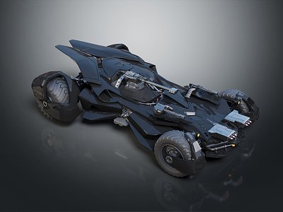 Modern Chariot Batcar Batman Chariot Sci-Fi Chariot 3d model