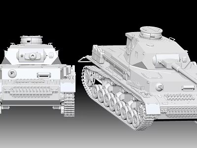 Two Military Tank Models With Different Turret Designs And Track Systems 3d model Two Military Tank Models With Different Turret Designs And Track Systems 3d model