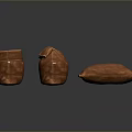 Brown Fabric Storage Bags For Household Organization With Cylindrical And Folded Designs