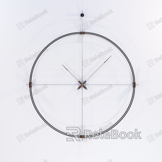 Modern clock wall clock model