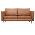Modern double sofa multiplayer sofa 3d model