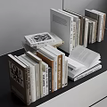 Modern Books Magazines Display With Stacked Open Copies And Various Designs
