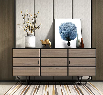 Modern Side Cabinet 3d model Modern Side Cabinet 3d model