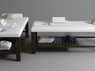 Modern massage bed 3d model