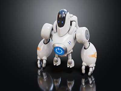 Modern Robots 3d model