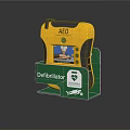 Medical Device AED Defibrillator Portable Emergency Life Saving Equipment With Wall Mount Bracket