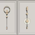 Modern Minimalist Wall Lamps With Circular Metal Design And Soft Illumination Effect