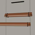 Modern Geometric Pendant Light With Metal Frame Warm Illumination For Contemporary Interior