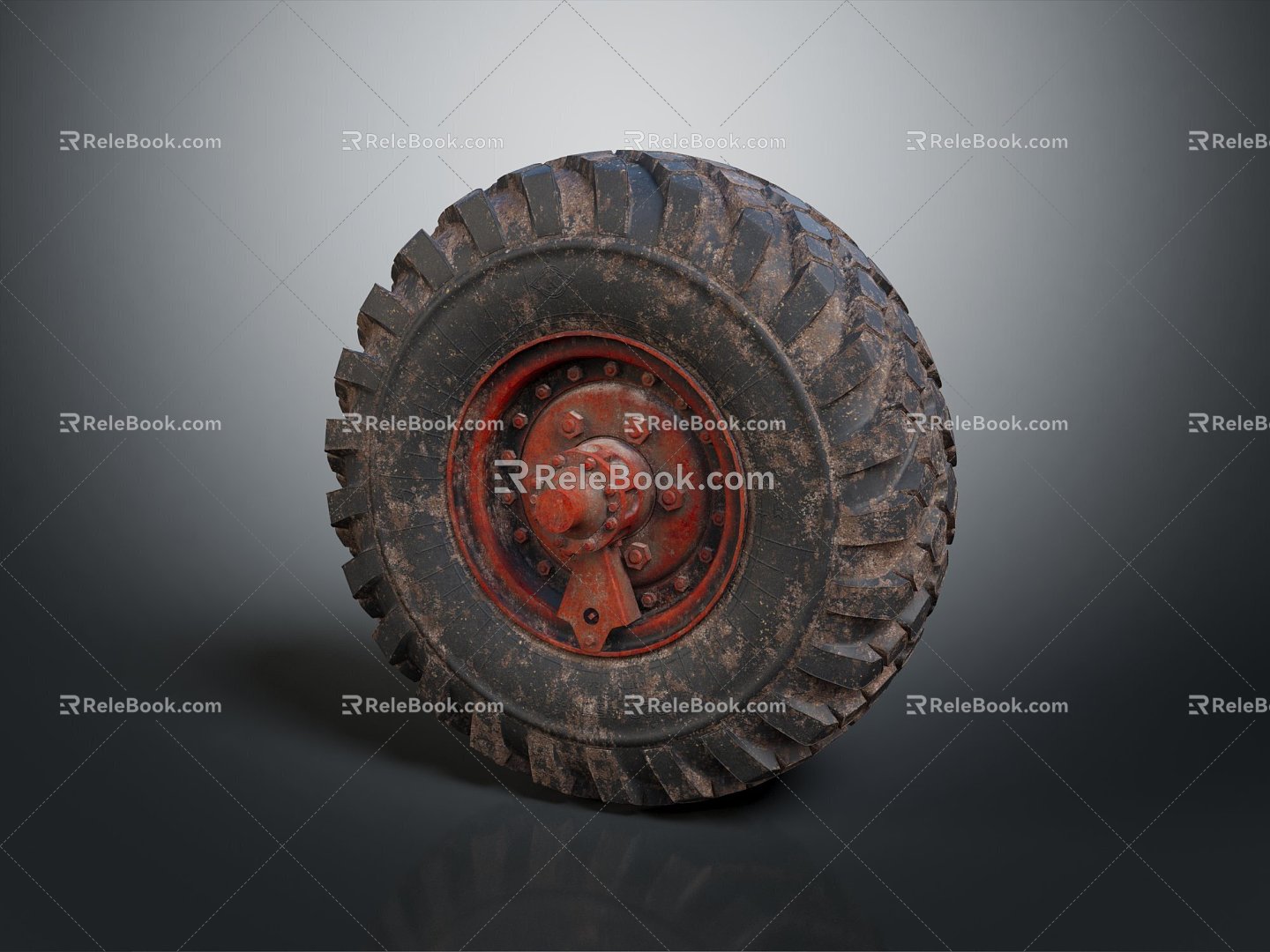 Modern tire tire wheel Volkswagen wheel hub 3d model