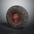 Modern tire tire wheel Volkswagen wheel hub 3d model