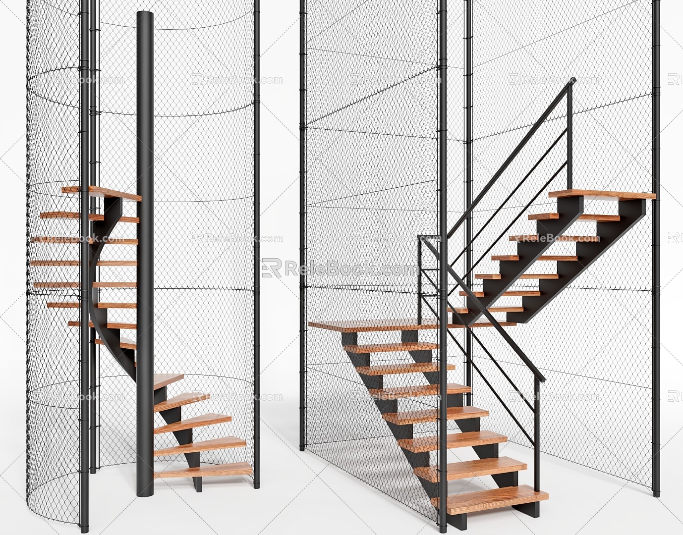 Modern Stairs 3d model