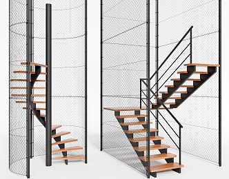 Modern Stairs 3d model