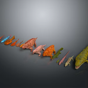 Crocodile Alligator Nile Crocodile carnivore reptile cold-blooded animal reptile 3d model