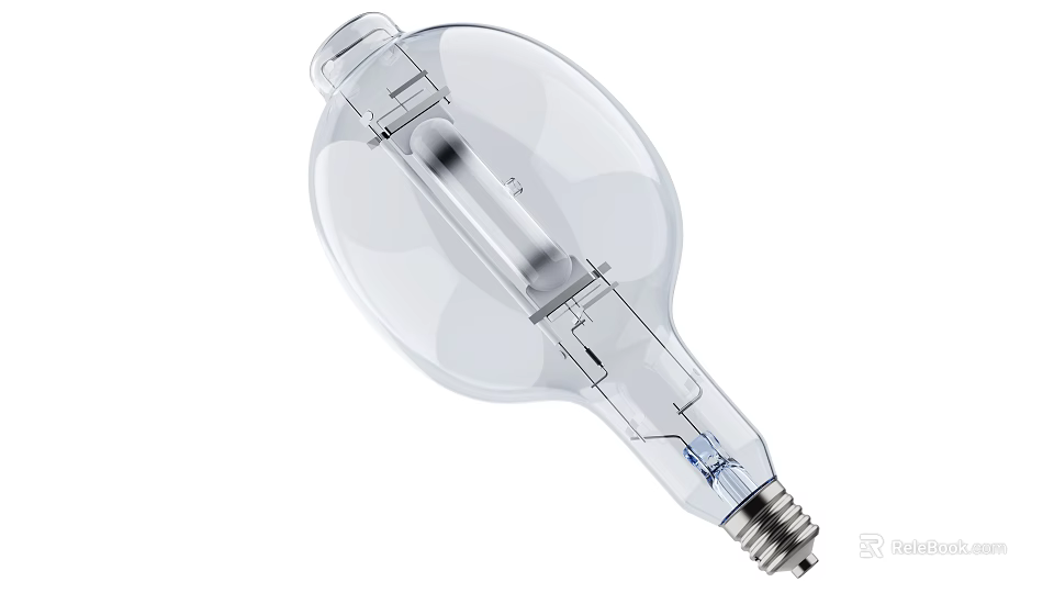 Outdoor Light With Transparent Glass Housing Screw Base And Bright Illumination 3d model 
