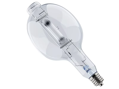 Outdoor Light With Transparent Glass Housing Screw Base And Bright Illumination 3d model