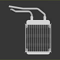 Car Radiator Metal Cooling Component With Fins And Tubes For Vehicle Engine