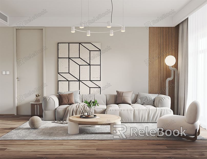 modern living room model