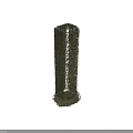 Ancient Stone Pillars Featuring Detailed Carved Inscriptions And Weathered Surfaces
