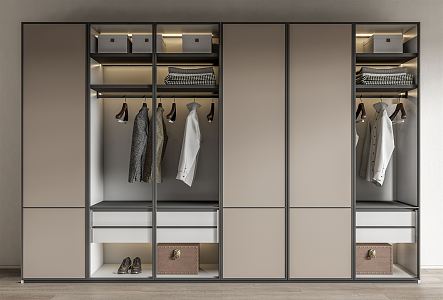 Modern wardrobe 3d model