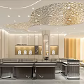 Luxurious Jewelry Store Interior Design With Glass Display Counters And Ambient Lighting Decor
