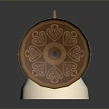 Decorative Lighting Combinations With Brown Patterned Shades White Lamps And Curved Accents