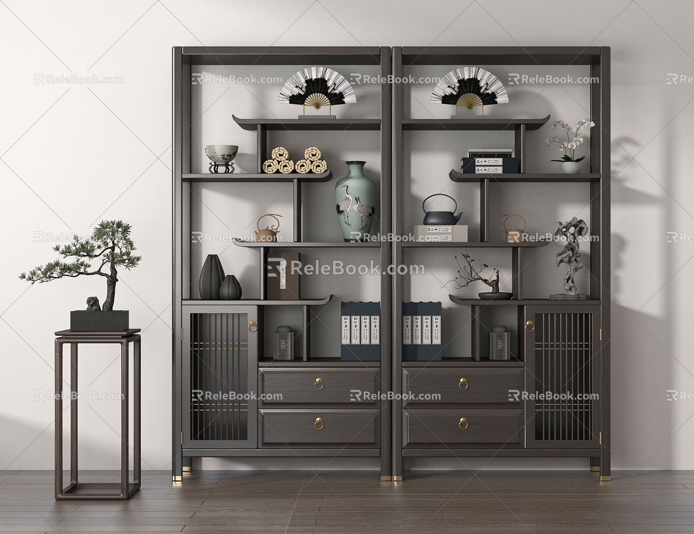 New Chinese Antique Rack model