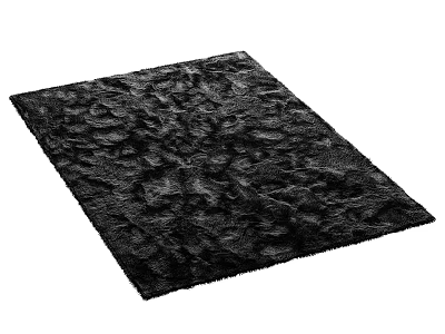 Shower Sauna Black Textured Non Slip Mat For Bathroom Floor Safety 3d model