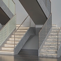 stair model 3d model