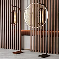 Floor lamp combination 3d model