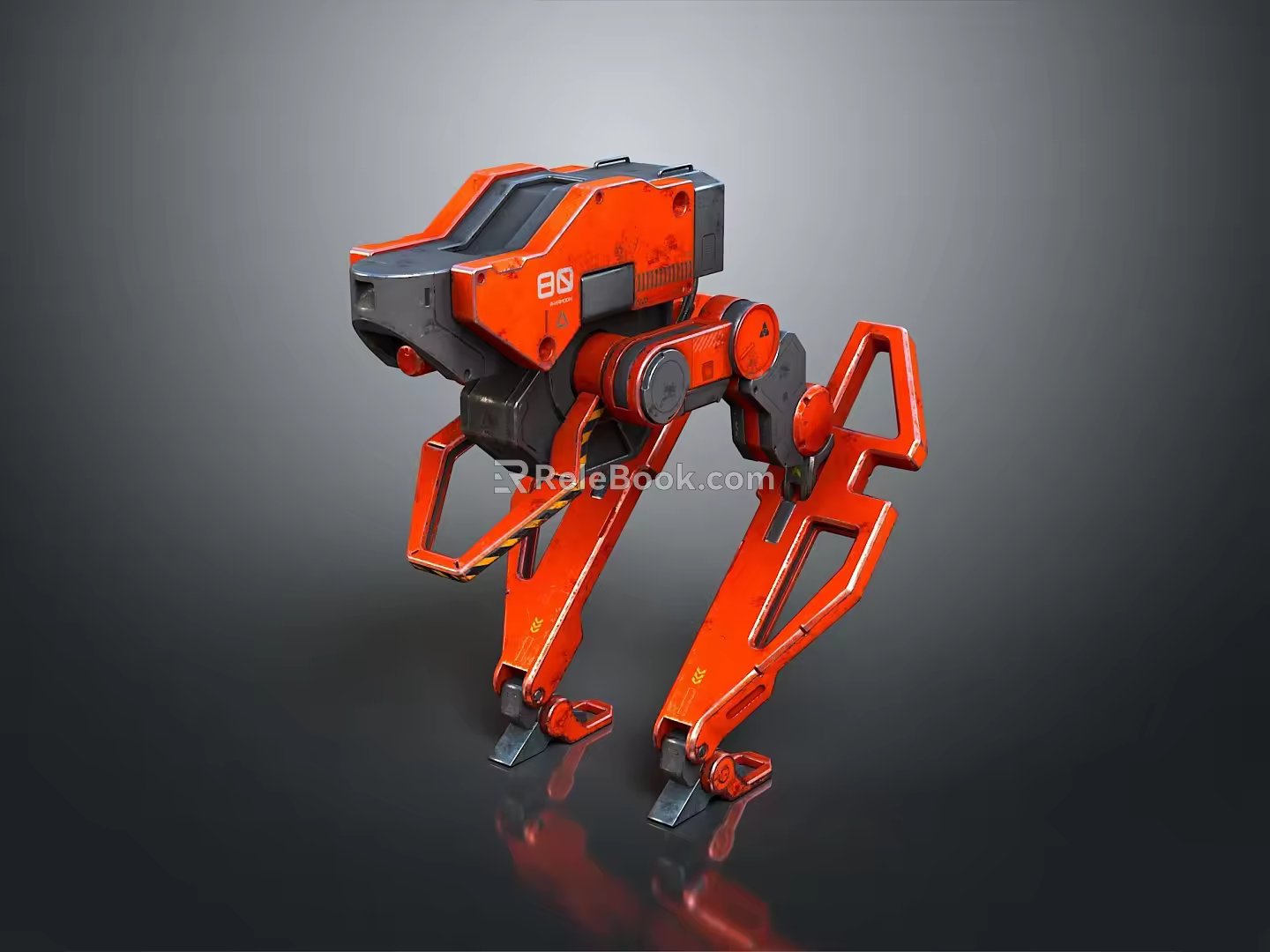 Robot Assistant Small Robot Butler Robot Butler Figure Game Figure 3d model