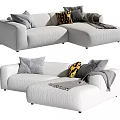 Modern Multiplayer Sofa 3d model