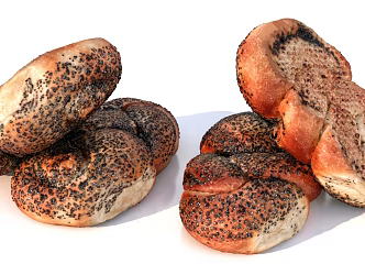 Food Bread 3d model