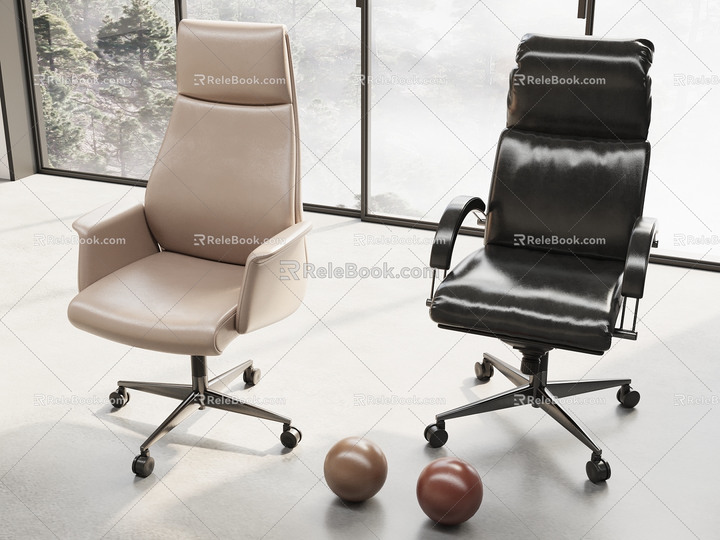 Office Chair Boss Chair 3d model