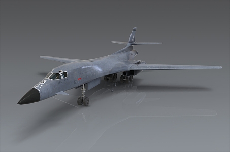 B1 Bomber B1 Strategic Bomber US Bomber Military Aircraft 3d model