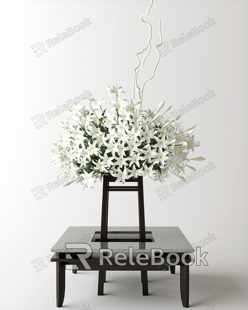 New Chinese Floriculture Flower Ornaments Tea Table Flower Table Flower Rack model