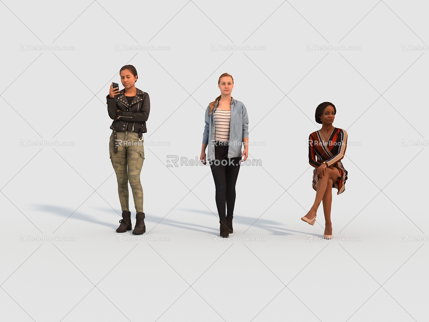 female figure 3d model