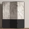 Middle Ancient Screen 3d model