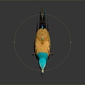 Modern Birds Birds 3d model