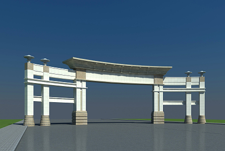 Jane's Gate 3d model