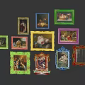 Decorative Home Furniture With Various Style Picture Frames In Different Colors