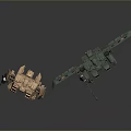 Mech Warrior Mech Soldier Machine Battlearm Mechanical Battlearm Machine Fighter Robot 3d model