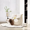 Modern Lazy Sofa Caterpillar Sofa 3d model