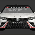 Toyota TRD Race Car With Sahara Logo White Red Black Design