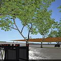Modern White Office Building With C Logo Large Glass Windows Main Entrance And Landscaped Lawns
