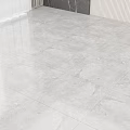 Gray Marble Pattern Floor Tiles In Bright Indoor Space With Natural Light