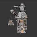 Industrial Mechanical Lifting Equipment with Metal Structure Gears and Hanging Platform