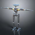 Robot Robot Assistant Small Robot Robot Butler Robot Butler Figure Game Figure 3d model