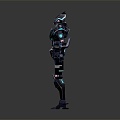 Mecha Warrior Sci-Fi Soldier Sci-Fi Warrior Mecha Soldier 3d model