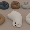 Comfortable Single Sofa Collection Including Bean Bag Chairs And Bear Shaped Design In Various Colors